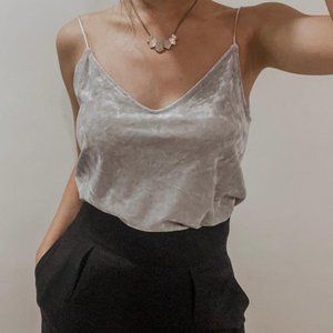 H&M Velvet Cami